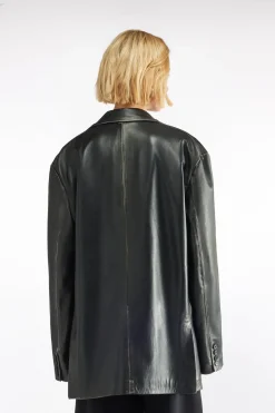 BLAZER EN VÃRITABLE CUIR