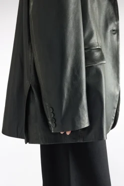 BLAZER EN VÃRITABLE CUIR