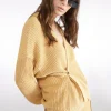 CARDIGAN EN MAILLE ANGLAISE