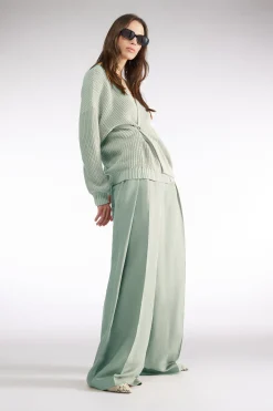 CARDIGAN EN MAILLE ANGLAISE