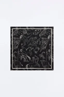 FOULARD MOTIF ZODIAQUE