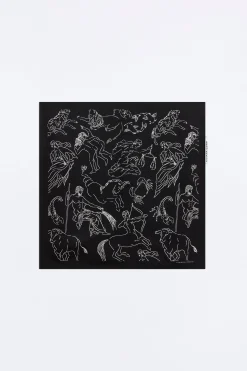 FOULARD MOTIF ZODIAQUE