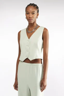 GILET Ã COL EN V