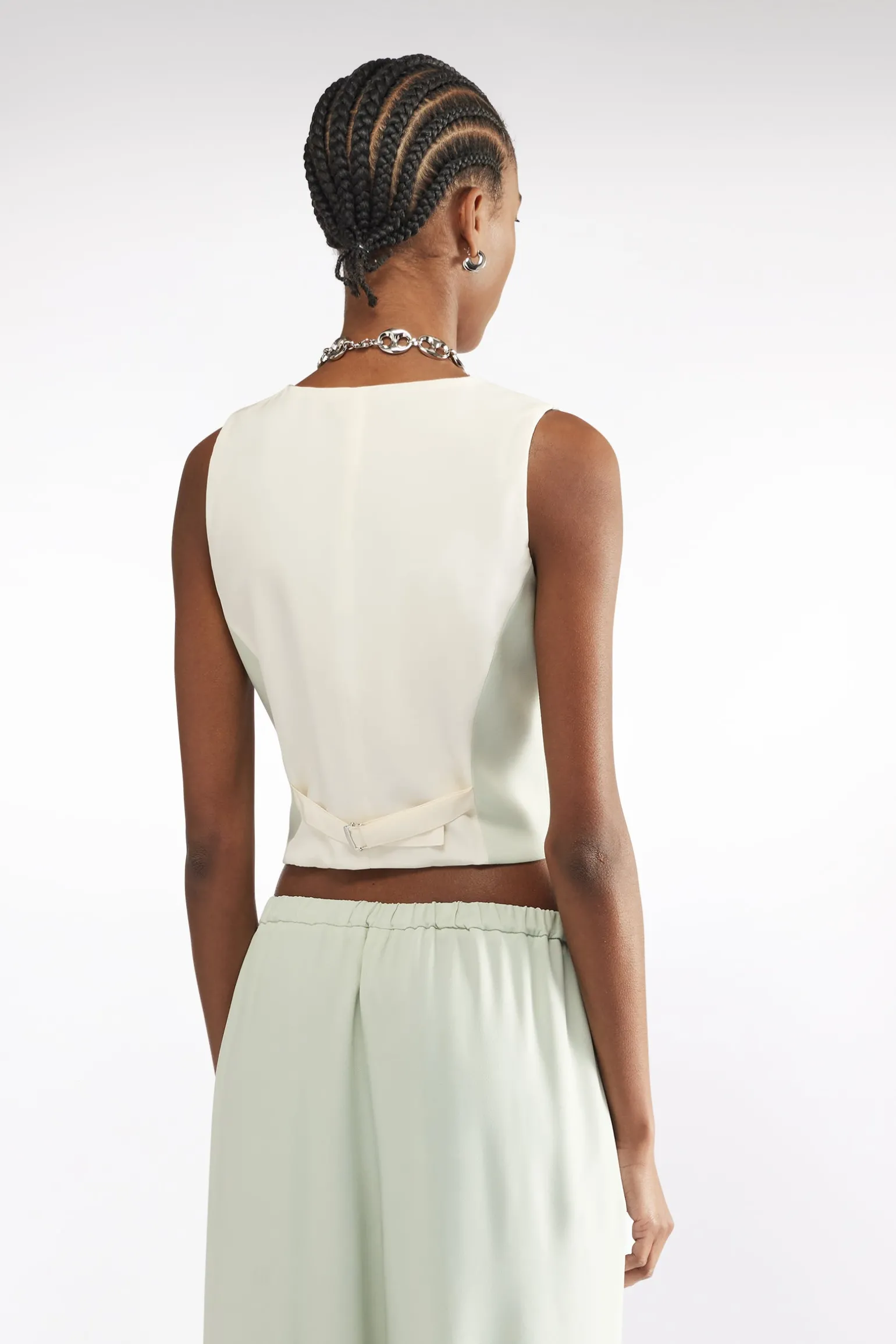 GILET Ã COL EN V