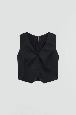 GILET Ã COL EN V
