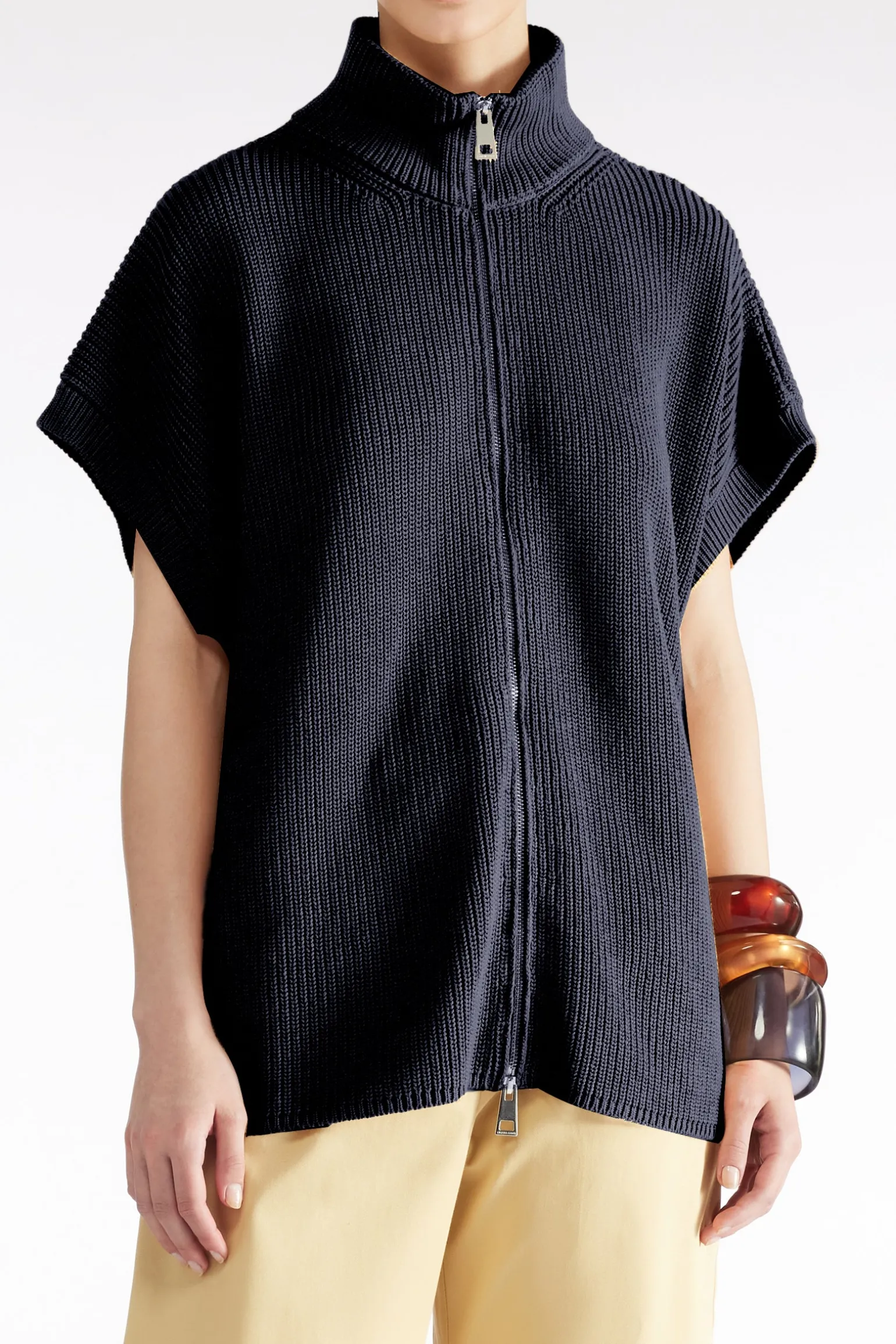GILET AVEC FERMETURE ÃCLAIR