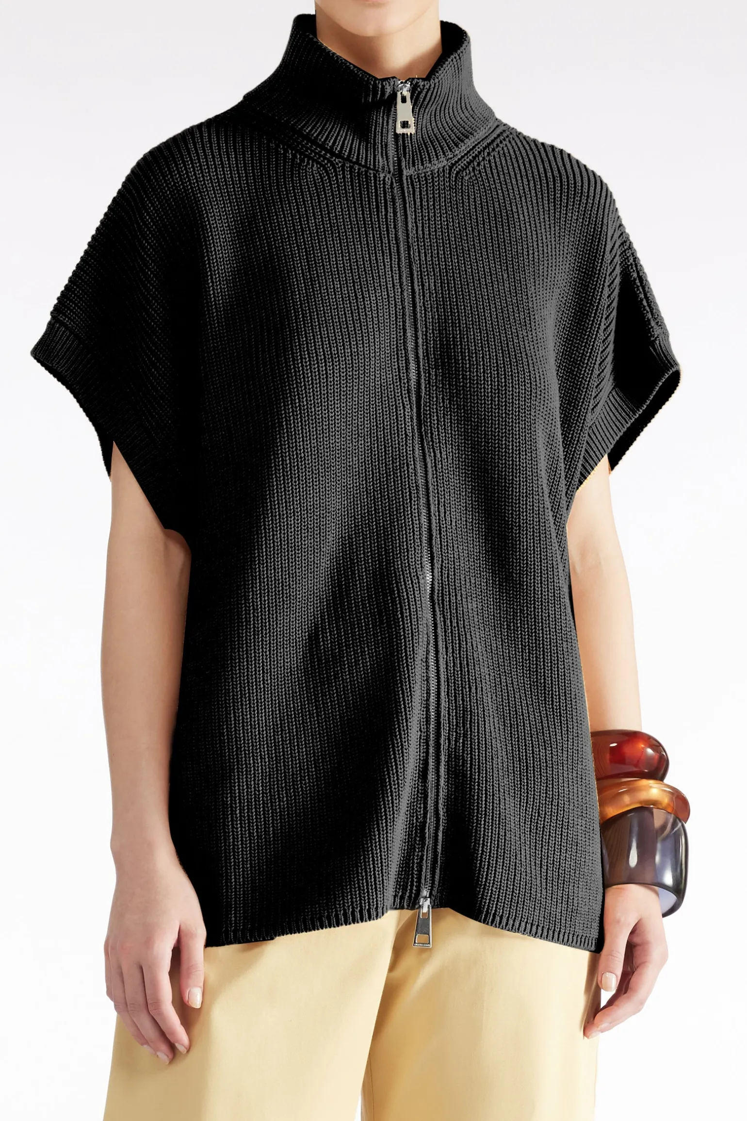 GILET AVEC FERMETURE ÃCLAIR