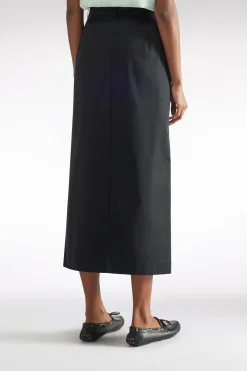 JUPE EN GABARDINE DE LAINE