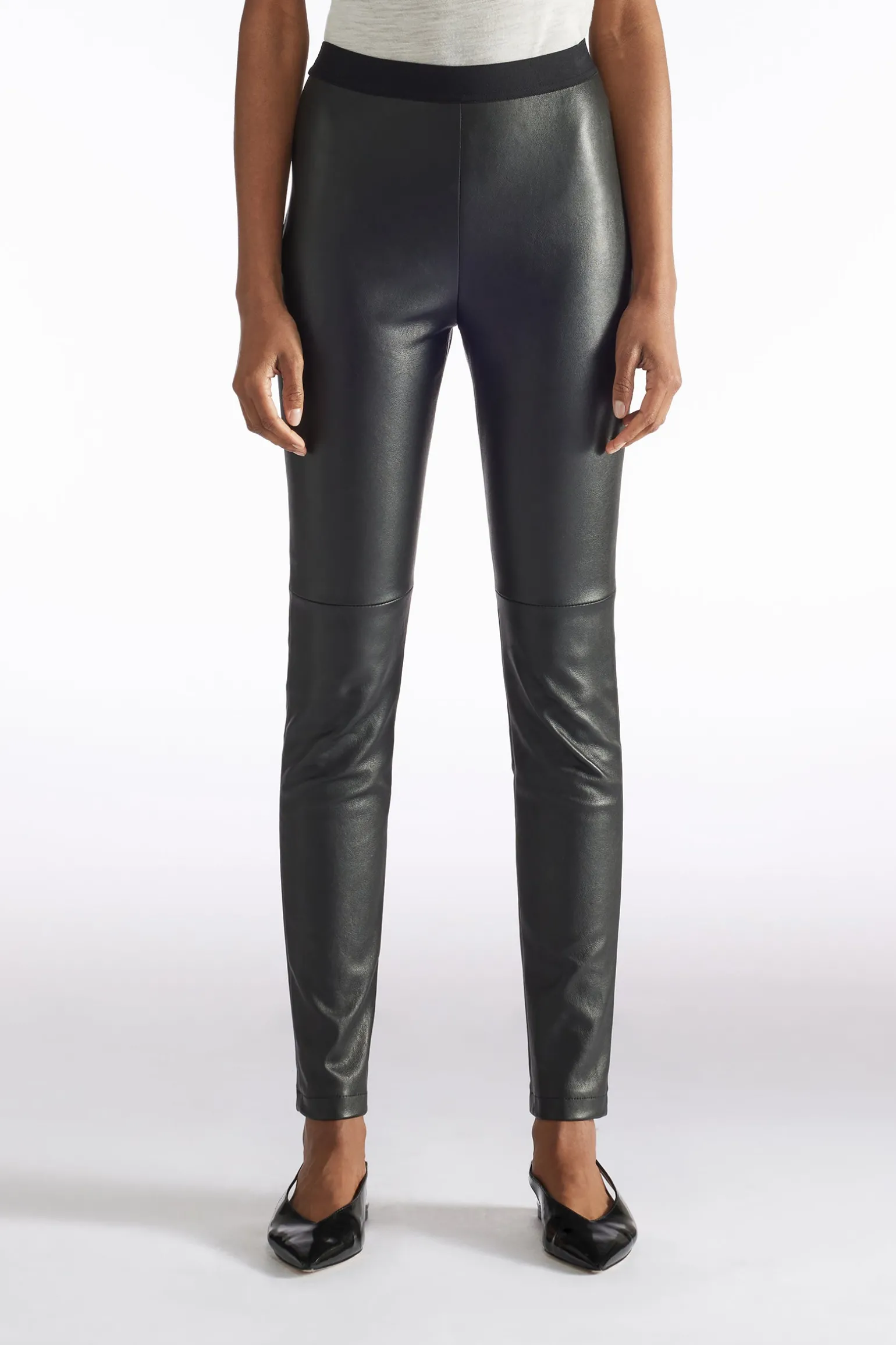 LEGGINGS EN VÃRITABLE CUIR
