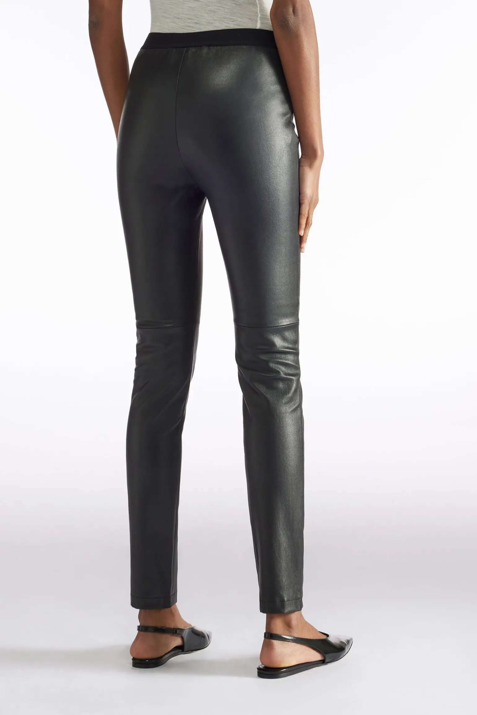 LEGGINGS EN VÃRITABLE CUIR