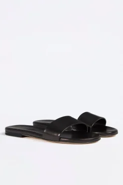 MULES PLATES AVEC BANDE