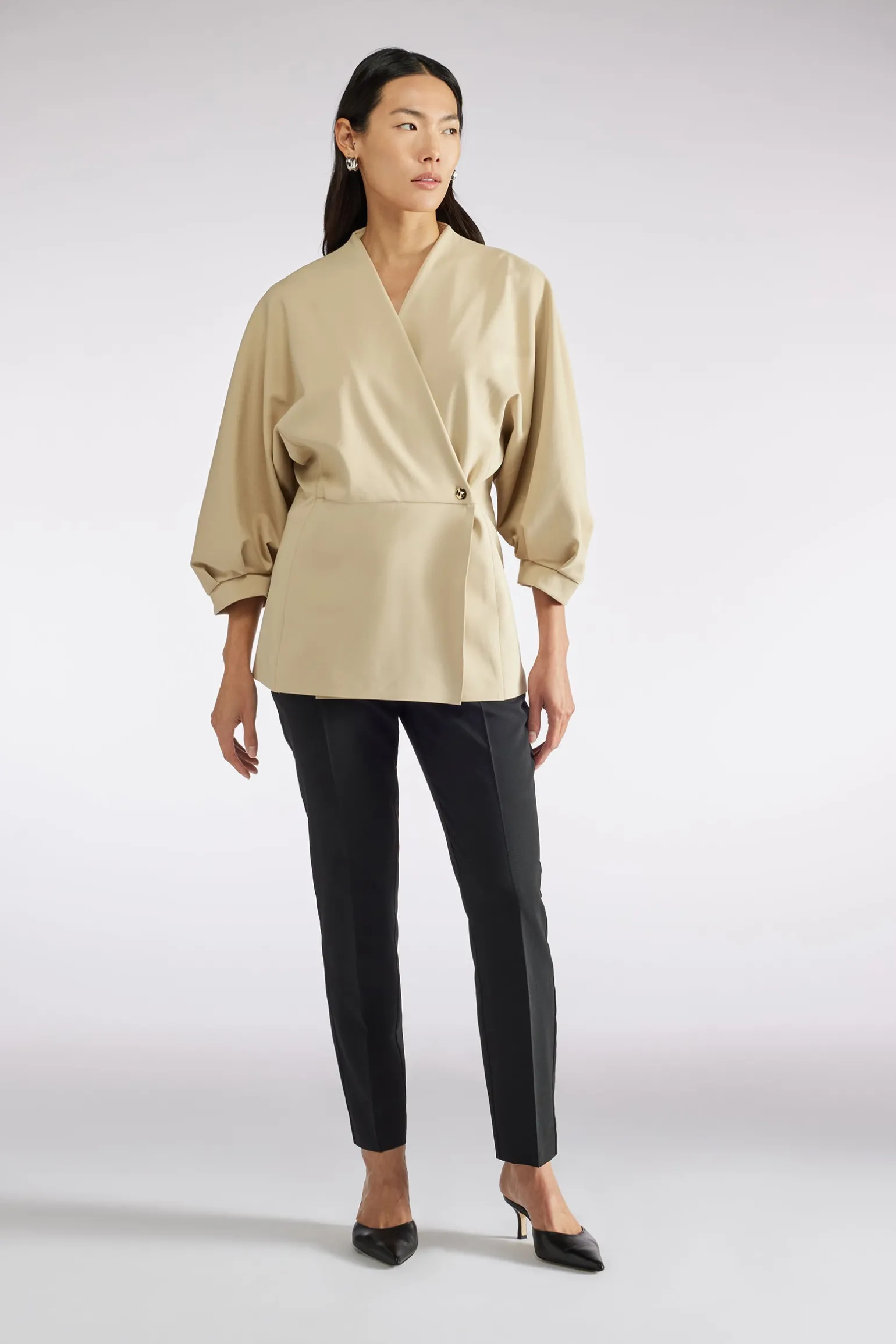 PANTALON DE TAILLEUR EN TOILE DE LAINE