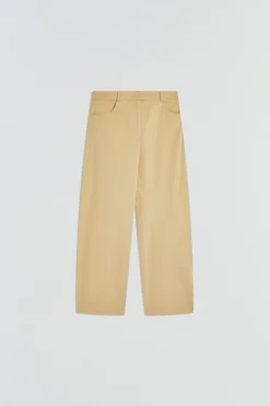 PANTALON EN GABARDINE DE COTON