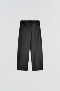 PANTALON EN GABARDINE DE COTON