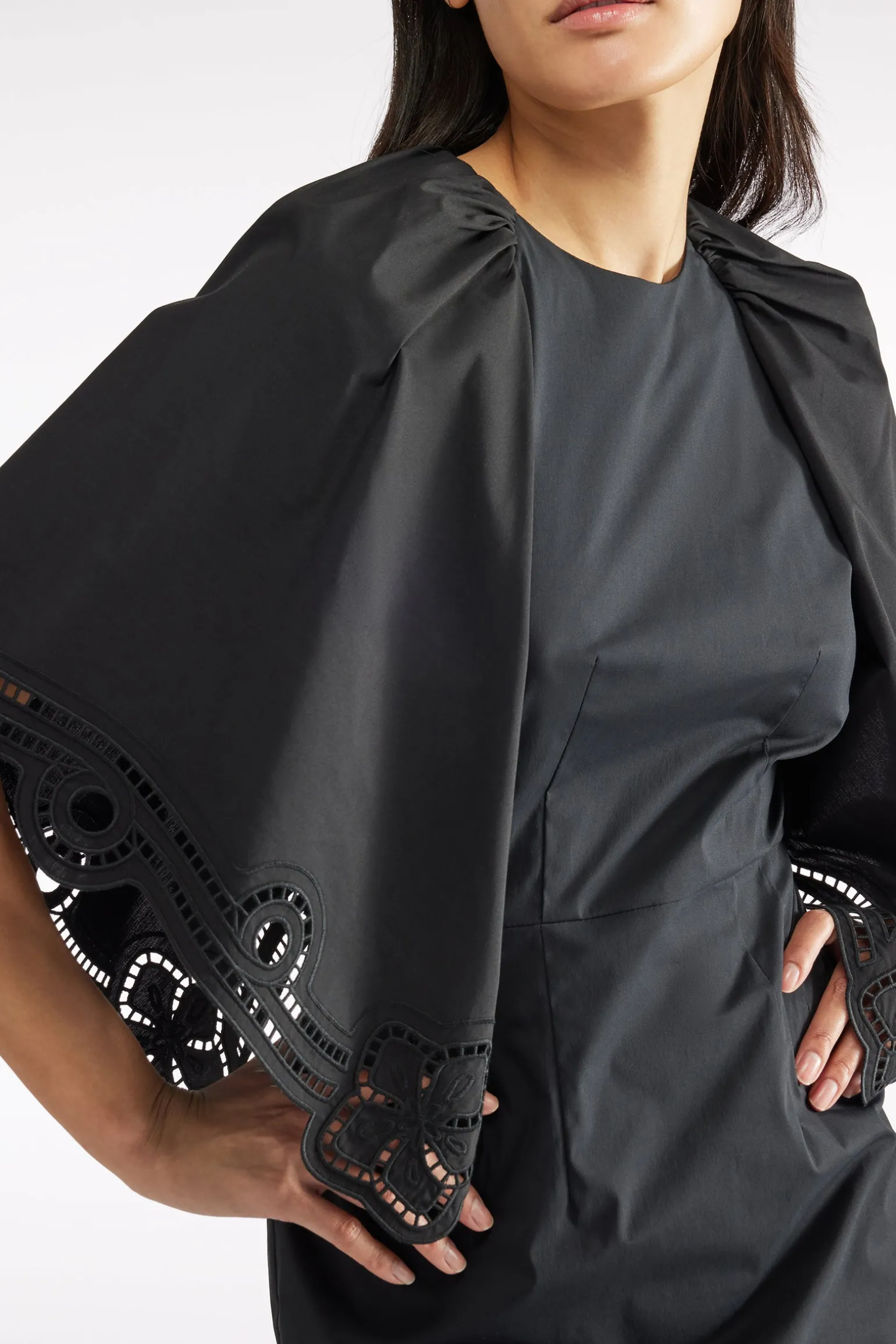 ROBE BRODERIE DENTELLE SANGALLO