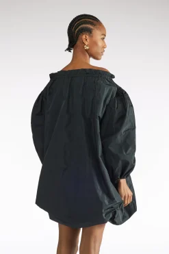 ROBE COURTE EN TAFFETAN