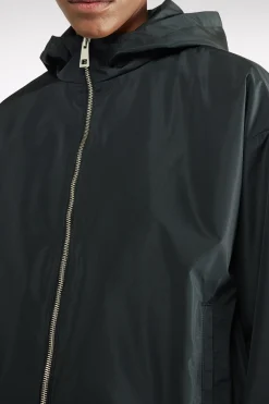 VESTE Ã CAPUCHE EN TAFFETAN