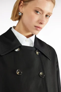 VESTE EN LIN-VISCOSE