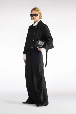 VESTE EN LIN-VISCOSE
