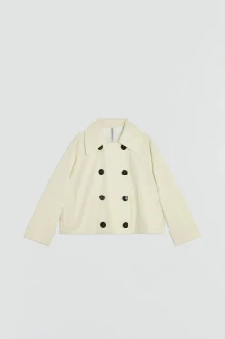 VESTE EN LIN-VISCOSE