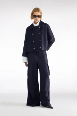 VESTE EN LIN-VISCOSE