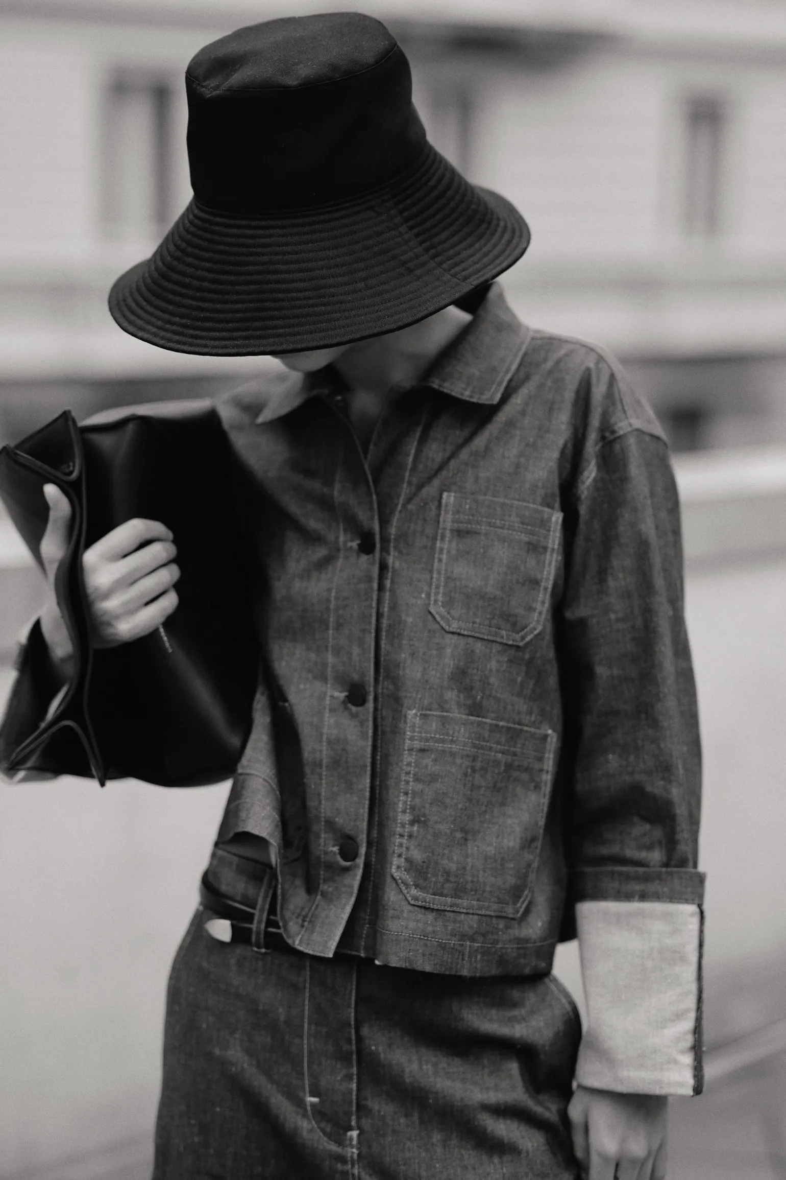 VESTE EN TOILE DENIM