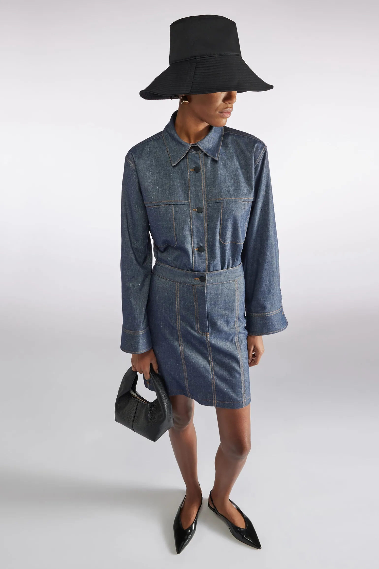 VESTE EN TOILE DENIM