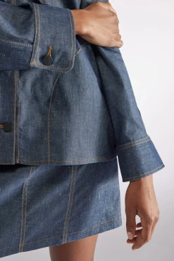 VESTE EN TOILE DENIM