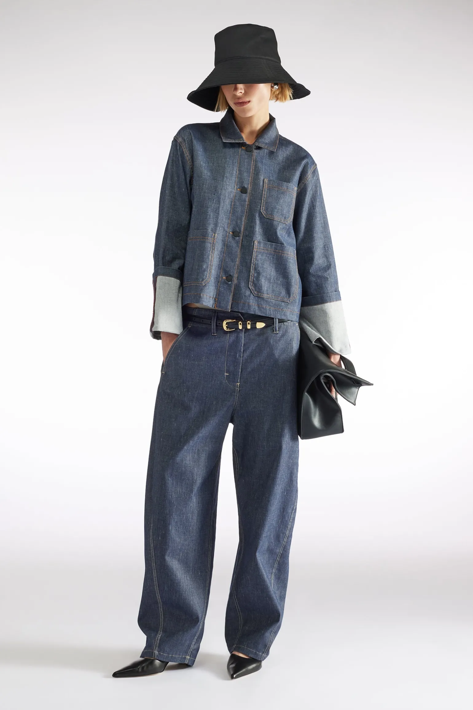 VESTE EN TOILE DENIM